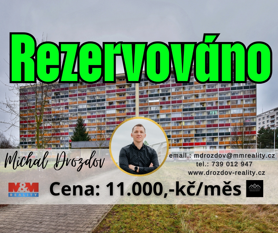 Pronájem bytu 1+kk v Hradci Králové ulice Jana Masaryka