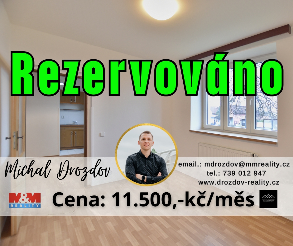 Pronájem bytu 1+1 Předměřice nad Labem u Hradce Králové