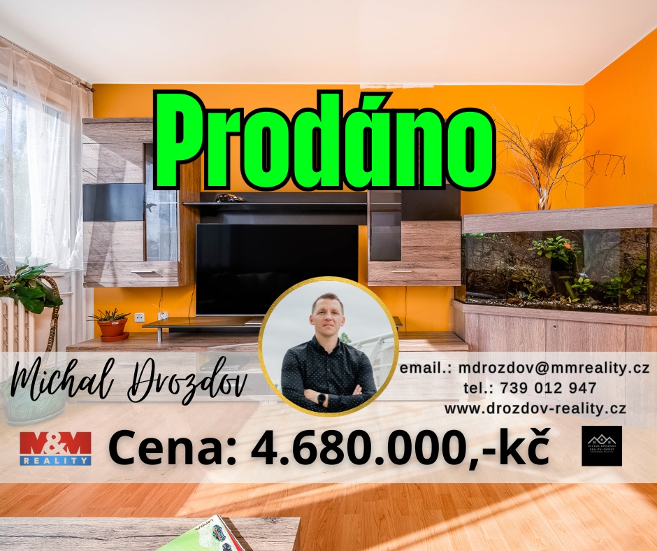 Prodej bytu 3+1 v Hradci Králové ulice Polní