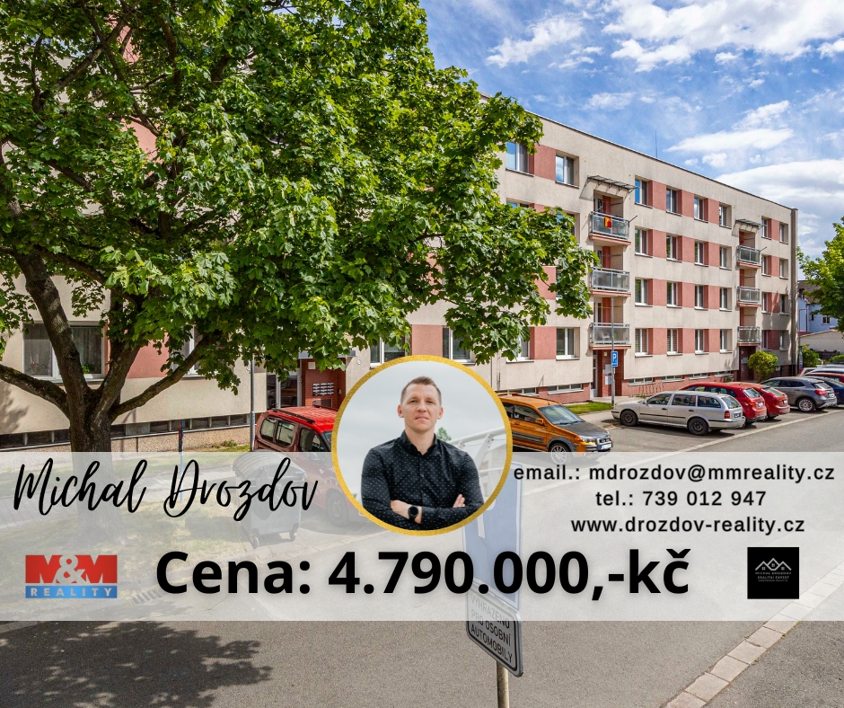 Prodej bytu 3+1 ve Smiřicích ul. Generála Govorova