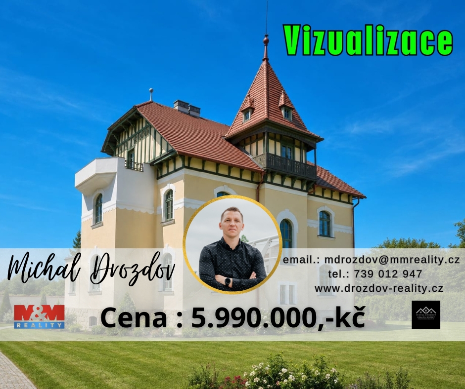 Prodej historické vily Nový Bydžov - Třída B. Smetany