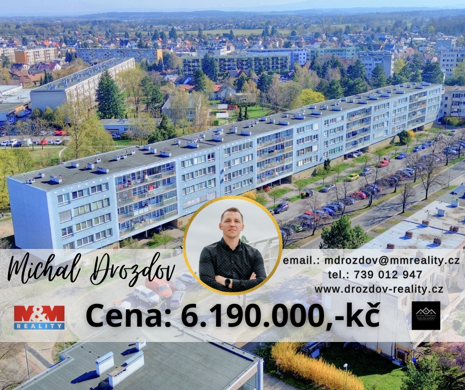 Prodej bytu 3+1 v Hradci Králové Čajkovského