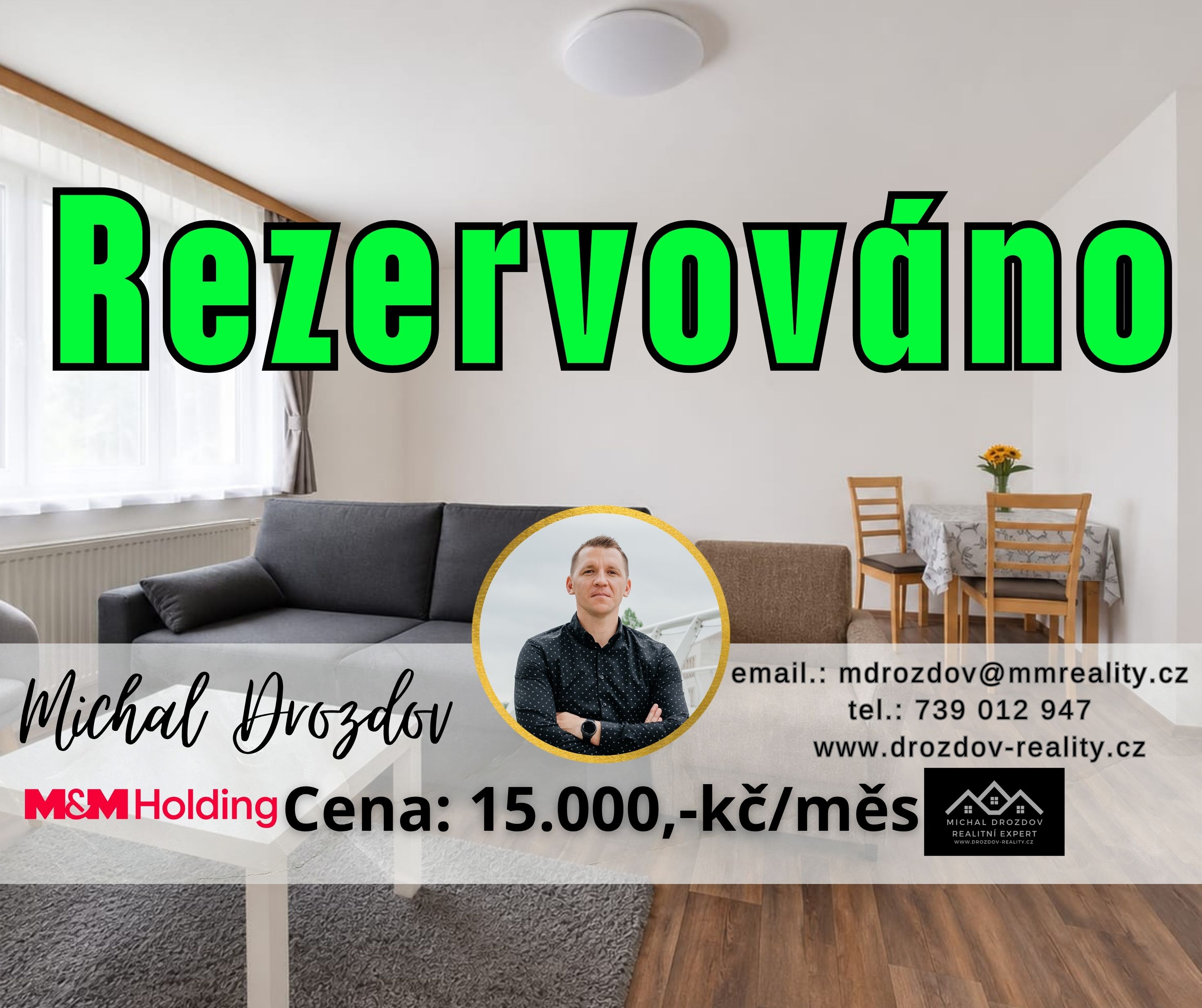Pronájem bytu 1+1 Předměřice nad Labem