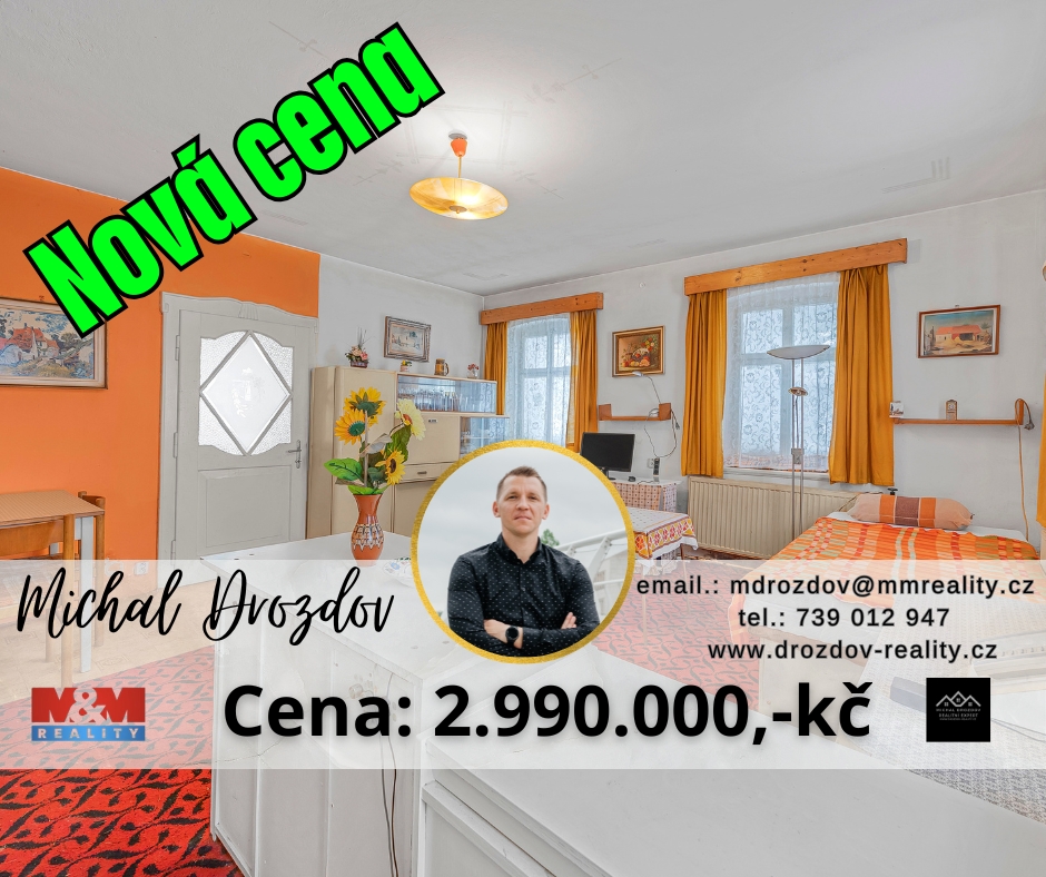 Prodej rodinného domu ve Vernéřovicích