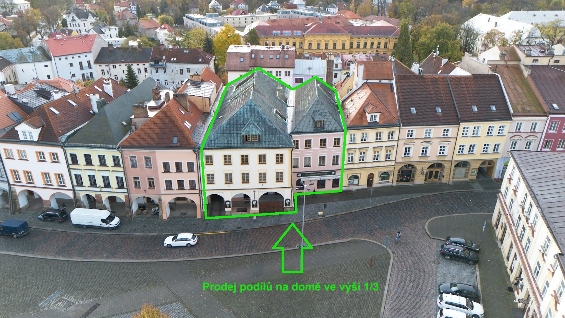 Prodej činžovního domu v Hradci Králové - Malé náměstí