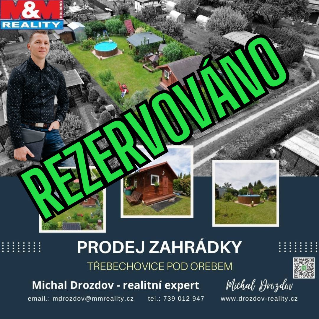 Prodej přenechání pronájmu zahrádky v Třebechovicích pod Orebem