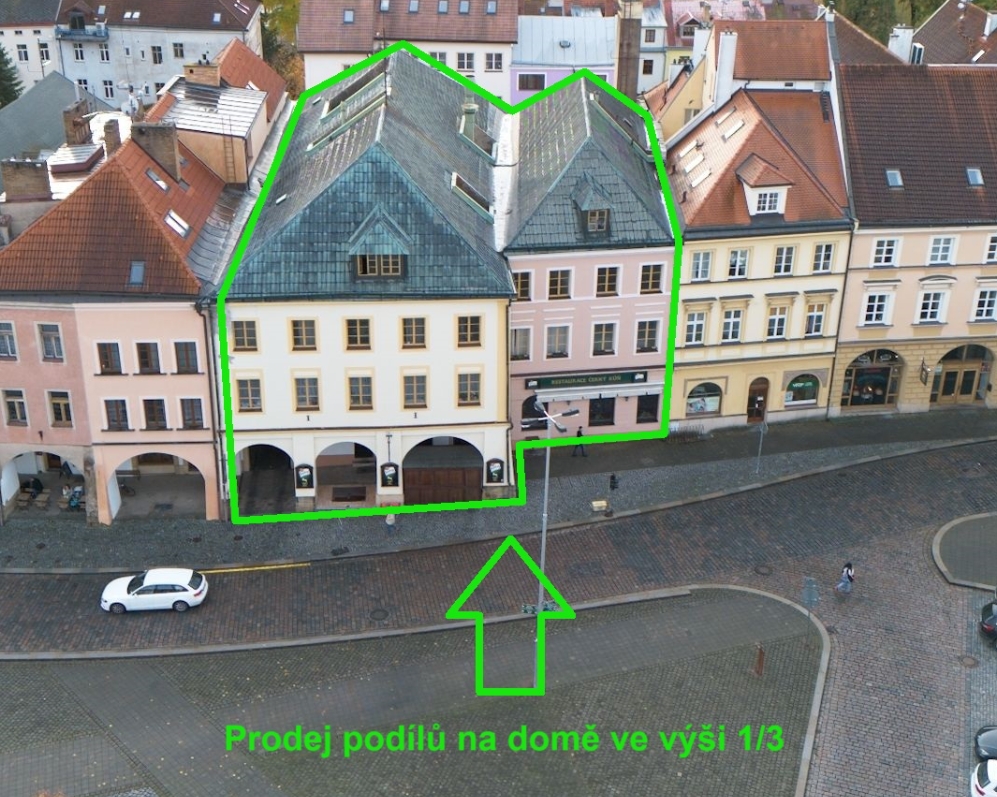 Prodej činžovního domu v Hradci Králové - Malé náměstí