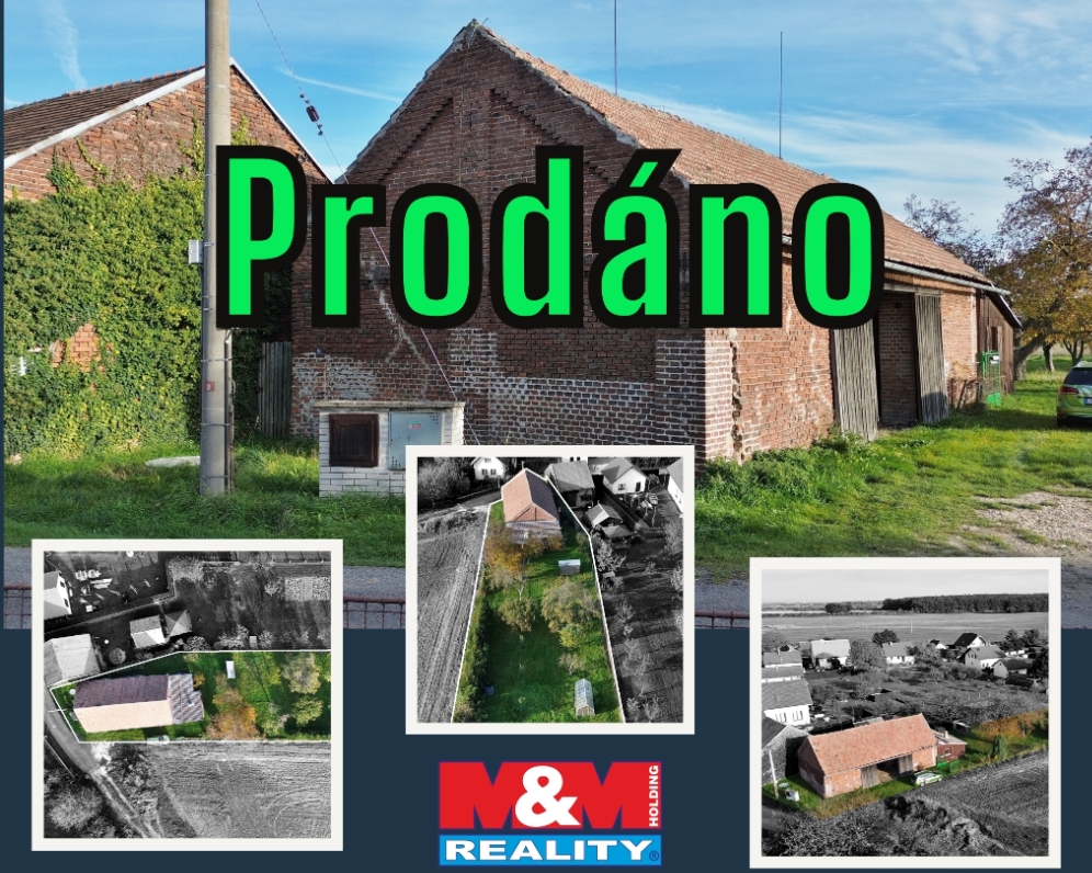 Prodej hospodářského stavení s prostorným pozemkem
