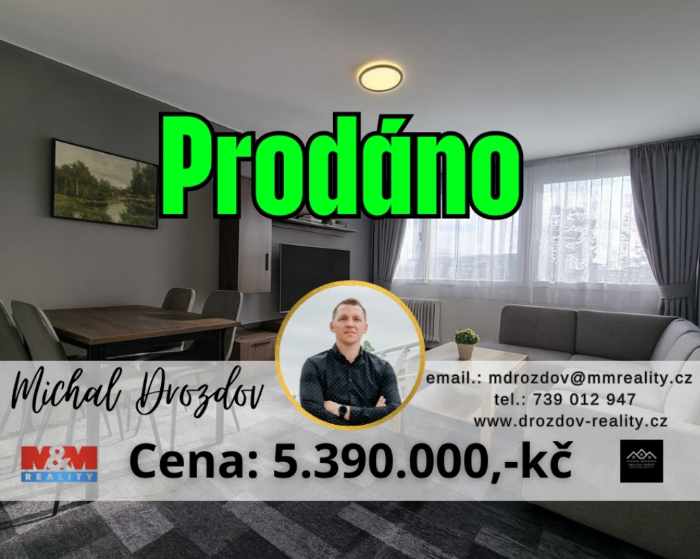 Prodej bytu 3+1 v Hradci Králové ulice Polní