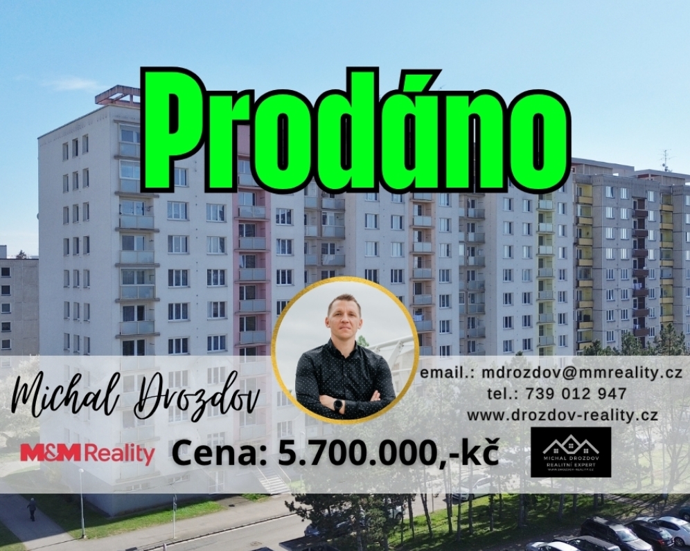 Prodej bytu 2+1 v Hradci Králové Durychova ulice